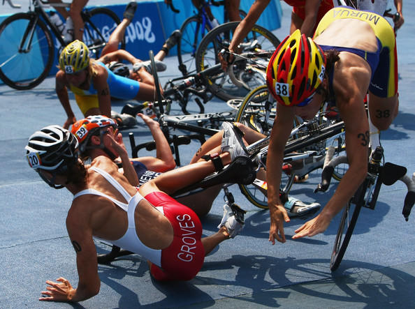 An Incident at the Cycling Stage.