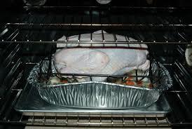 Cooking the turkey