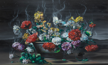 Glenn Brown, Necrophiliac Springtime, 2013 (Glenn Brown, 2014).