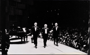 Firkusny, Leinsdorf and Moseley at Avery Fisher Hall, Manhattan, New York.
