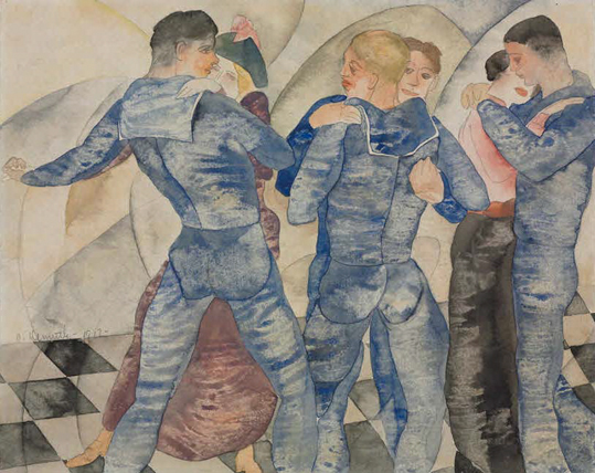 Charles Demuth (American, 1883–1935). Dancing Sailors, 1917