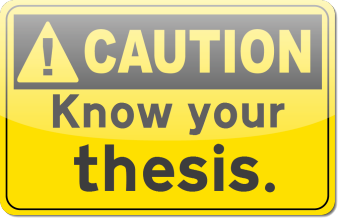 Know your thesis