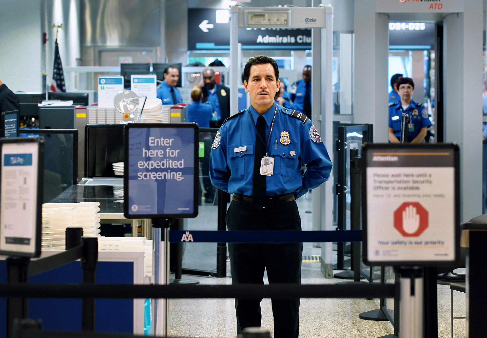  Airports have to employ a large number of people to carry out security measures