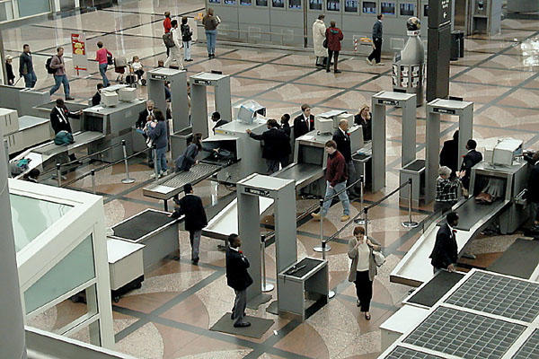Baggage scanning requires purchasing a large amount of costly equipment