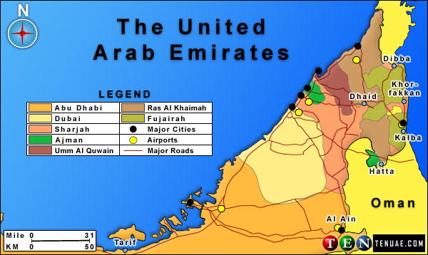  “UAE Map with Roads.” 