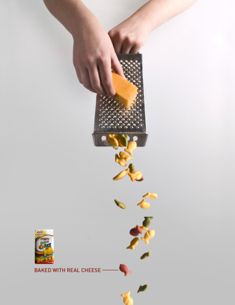 Print advertisement of Gold Fish Ad. Source: Goldfish magazine advertisement, 2011