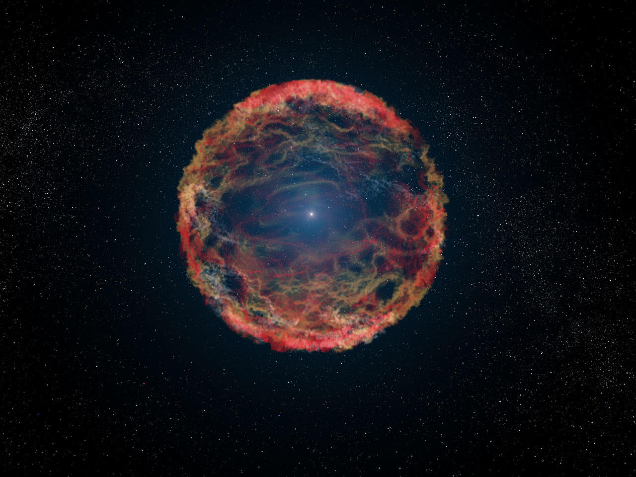 Image of Supernova 1993J. Source: (NASA)