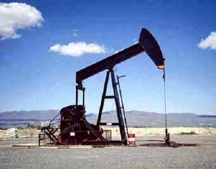 An Oil Rig in Saudi Arabia.
