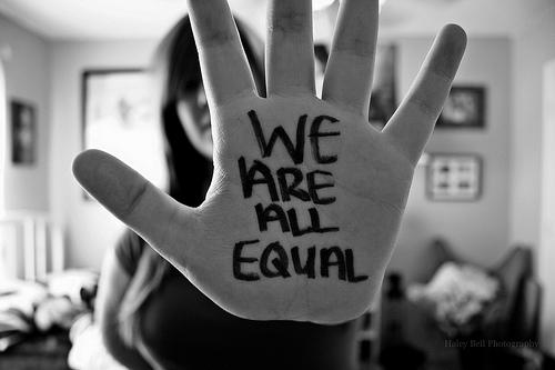We Are All Equal image.