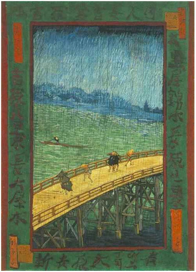 Van Gogh, Vincent. Bridge in the Rain.