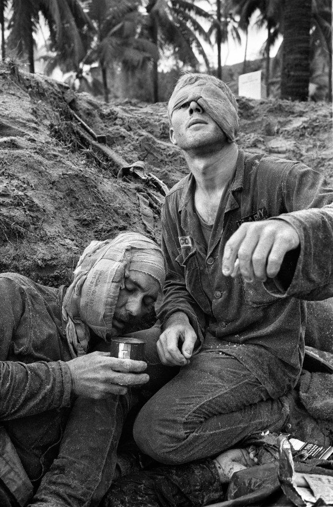 A photo from the Vietnam War by a journalist of The Associated Press.