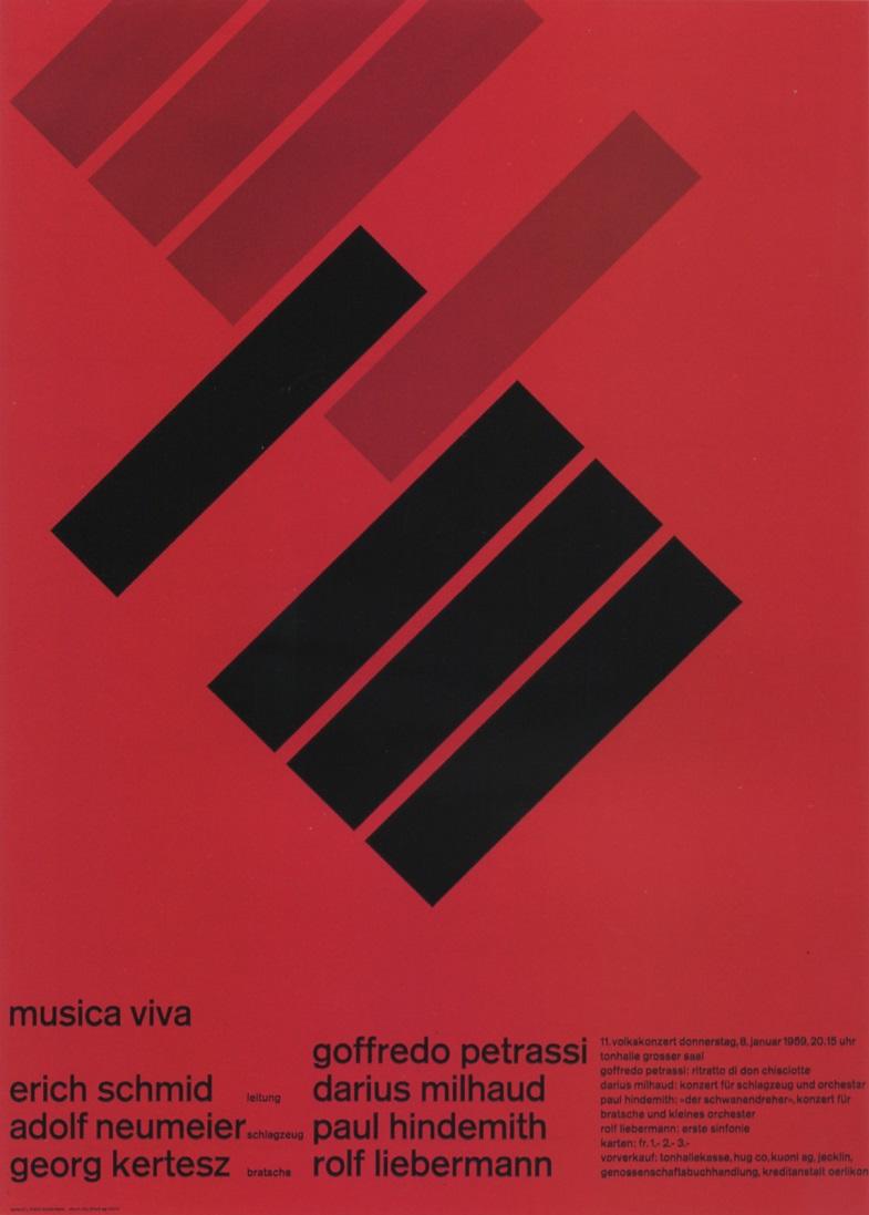 Müller-Brockmann’s poster designed for Musica Viva (Graphic Design History, 2012).