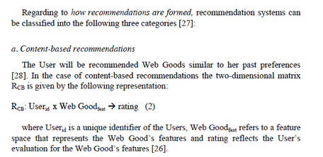 Content-based recommender.