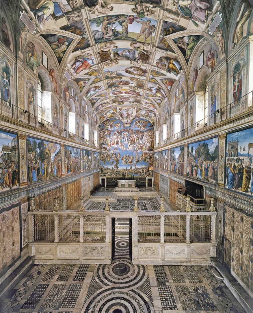 The Sistine chapel.