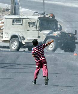 First intifada was also known as the war of stones. 