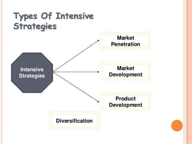 Types of Intensive Strategy.