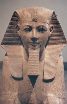 Pharaoh Hatshepsut with male attributes