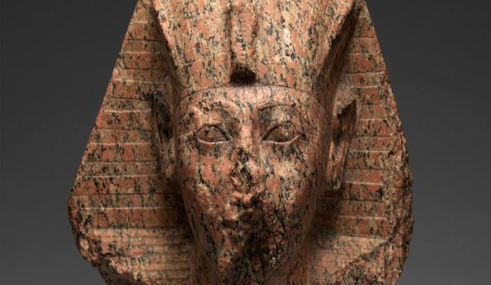 Defaced Hatshepsut’s statute