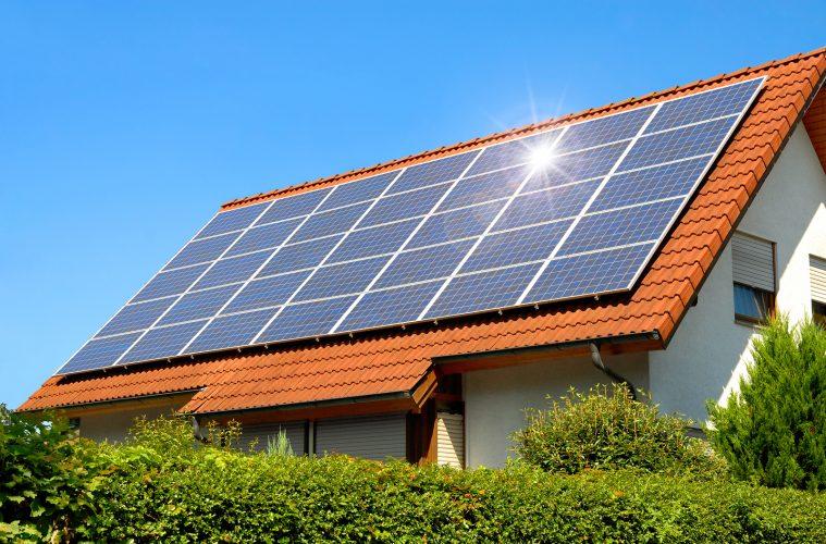 Solar panels for domestic use.