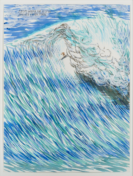 Pettibon, “From Which She Is Still Higher than Man”: