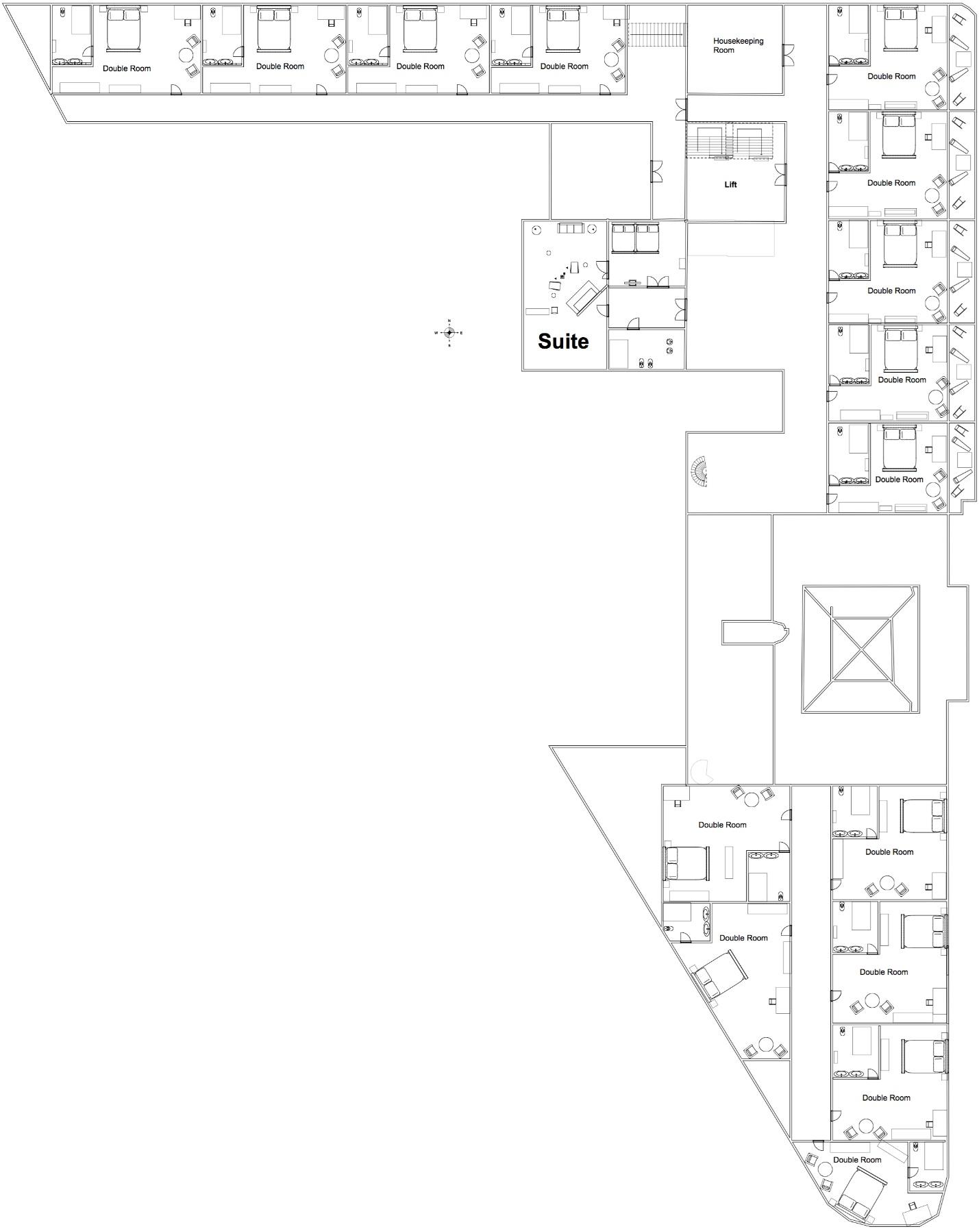 fourth floor layout