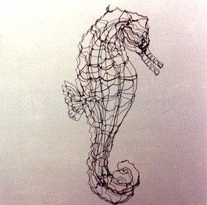 Development of 3D projection of the wire figure
