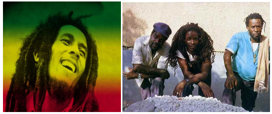 Bob Marley and Mighty Diamonds.