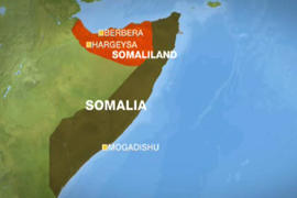 Location of Somaliland.