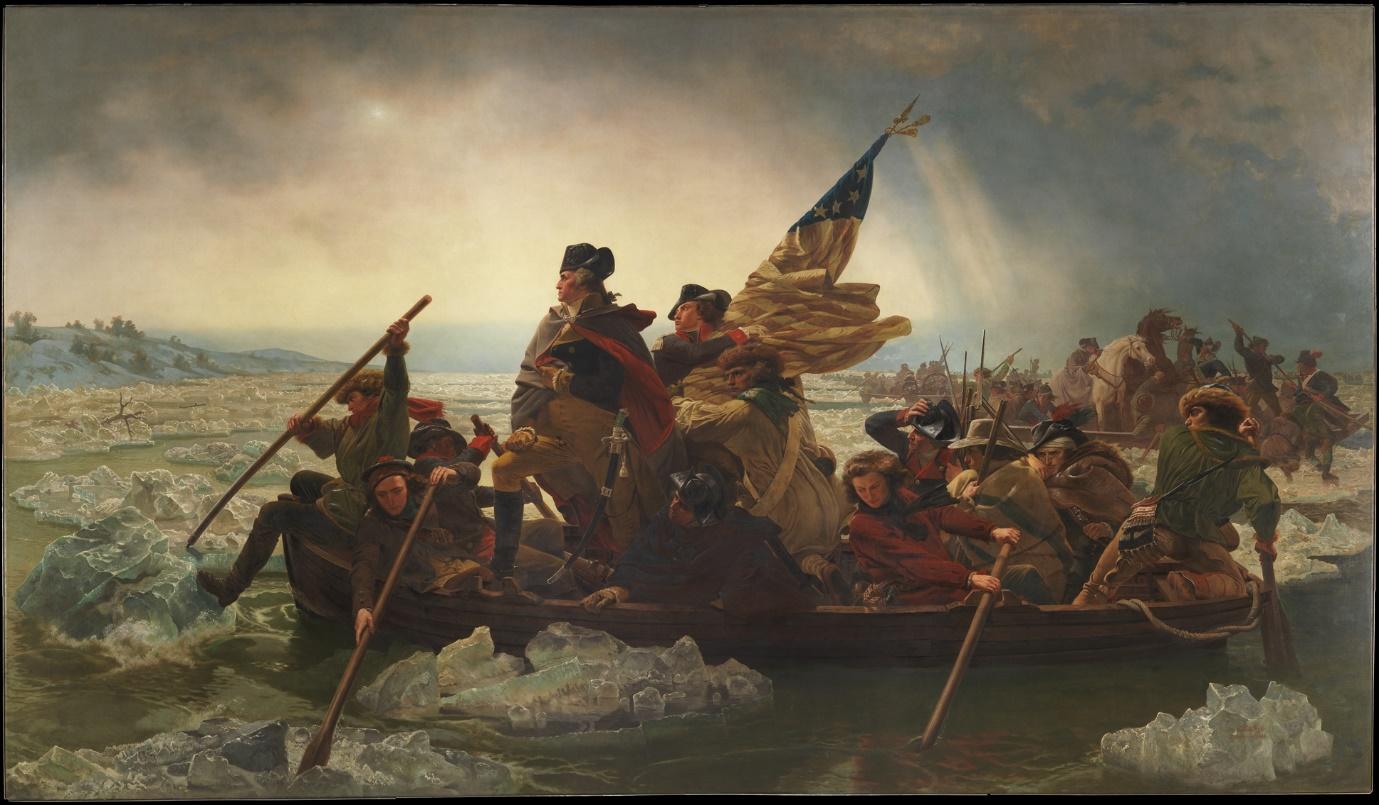 Washington Crossing the Delaware by Leutze from The Metropolitan Museum of Art.
