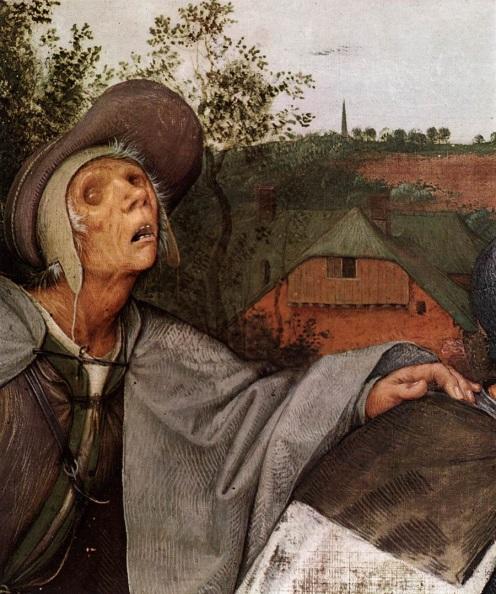 An excerpt from Bruegel's The Blind Leading the Blind