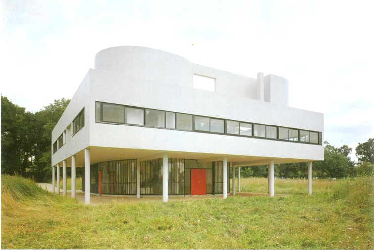 Villa Savoy by Le Corbusier and Pierre Jeanneret