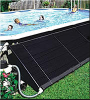 Solar-Powered Swimming Pool.