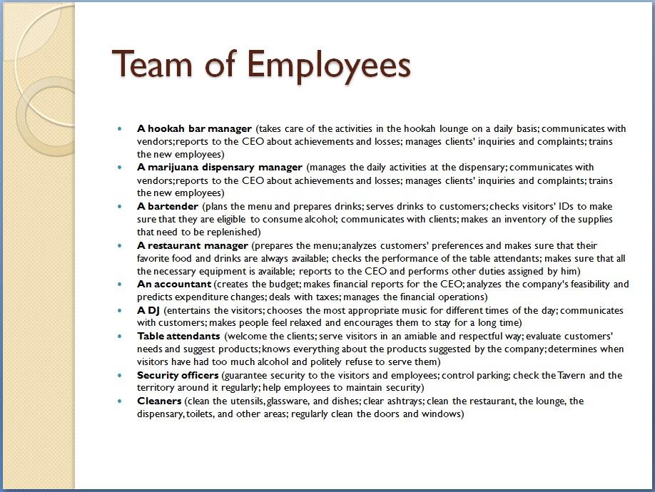 Team of Employees
