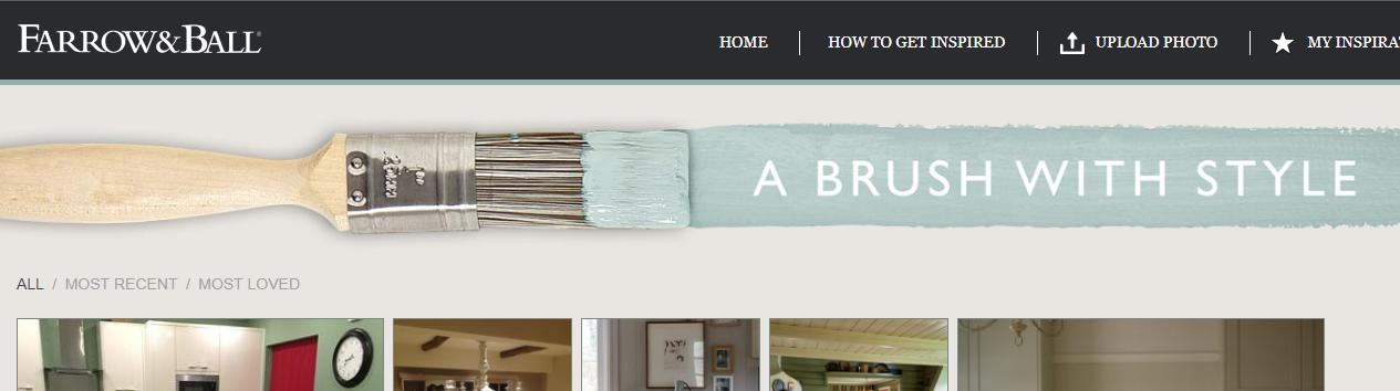 Brush symbol used by Farrow and Ball on their website.