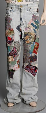 Embroidered jeans from New Zealand.