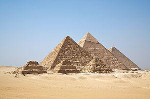 Pyramids of Egypt.