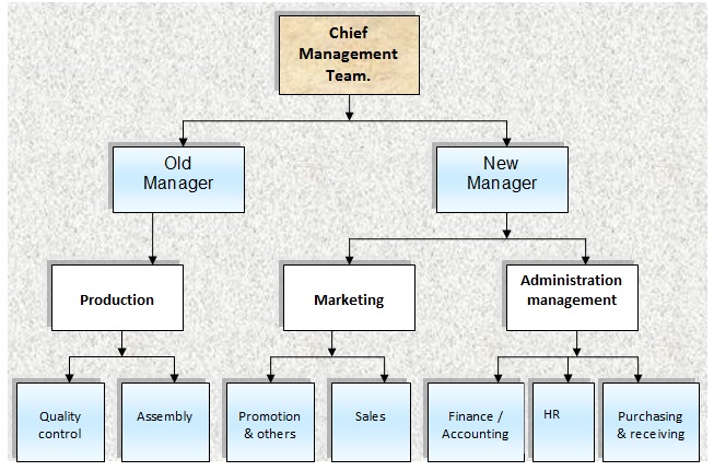 Suggested organisational structure of ABC Company.