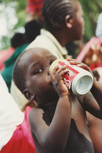 Advertisement for Coca-Cola in South Africa.