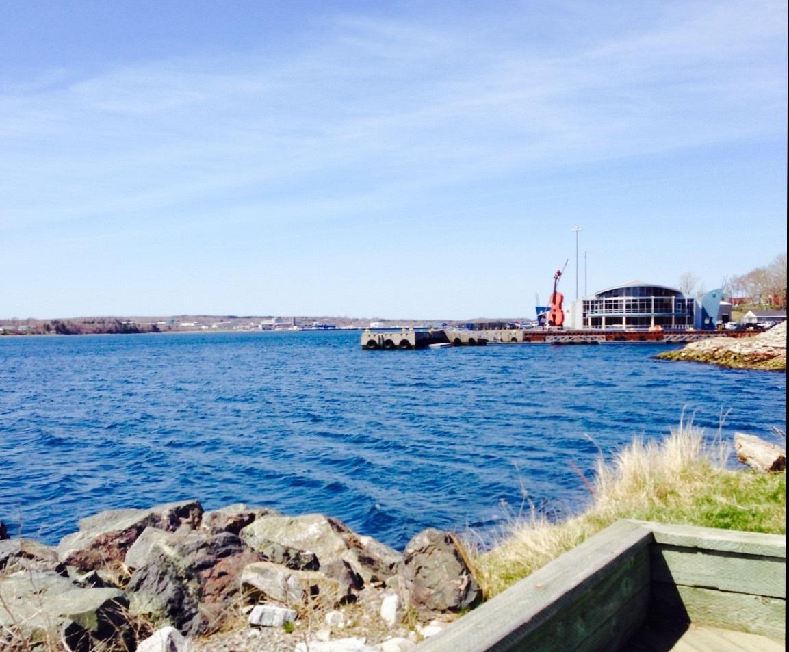 An overview of the Port of Sydney (Sydney Harbor) in Destination Cape Breton