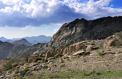 Landscape from South of Taif.