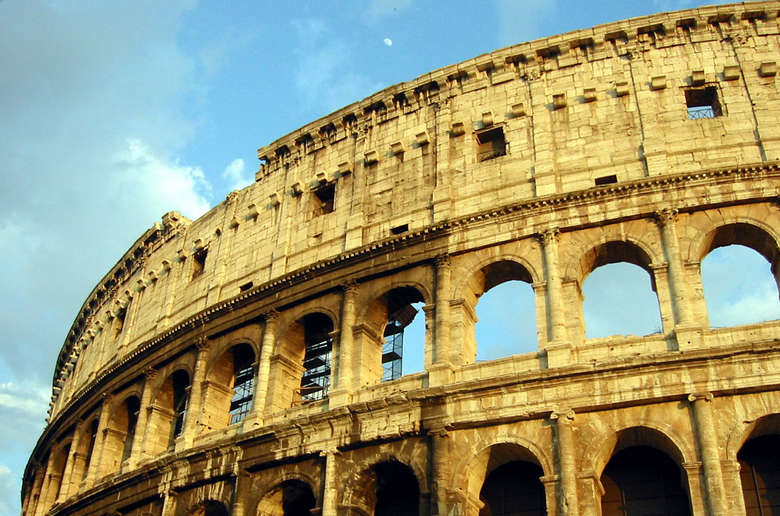 Colosseum of Rome.