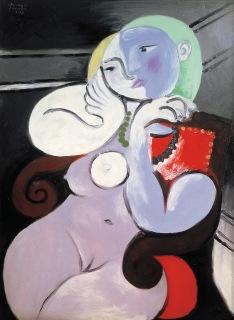 Nude Woman in a Red Armchair