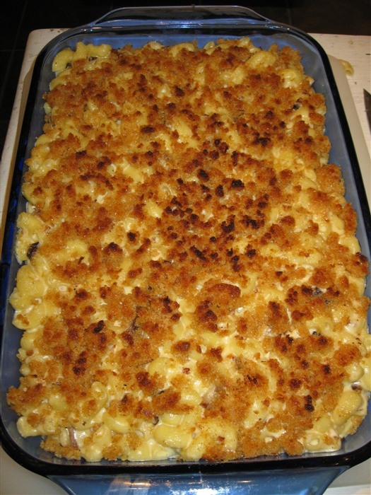 Finished Product with Bread Crumb Topping should look like this.