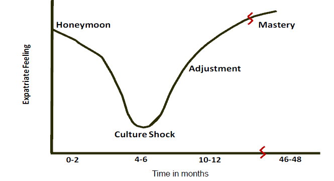 the four phases of culture shock.
