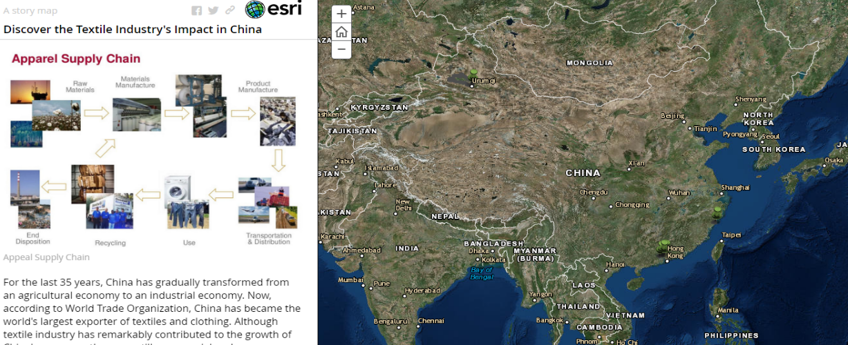 China’s Textile Industry: From Words to Maps