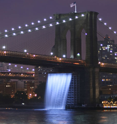 Olafur Eliasson, New York City Waterfalls
