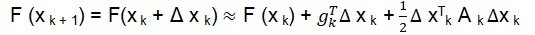 The Newton or gradient descent methods