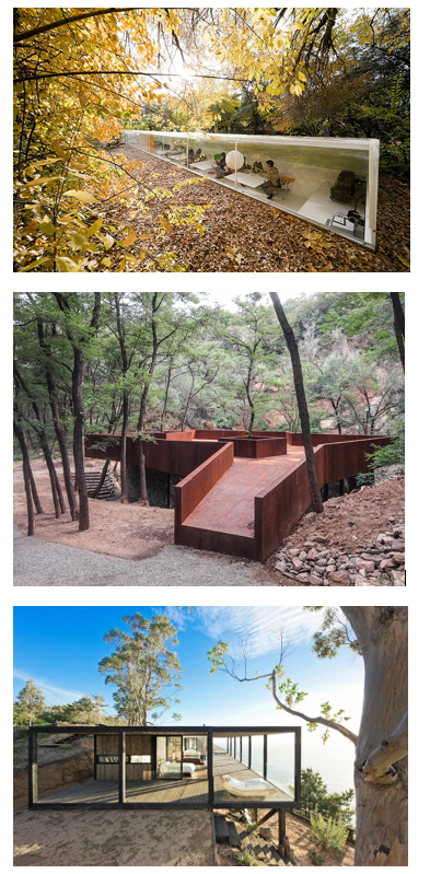 Combining nature and architecture 