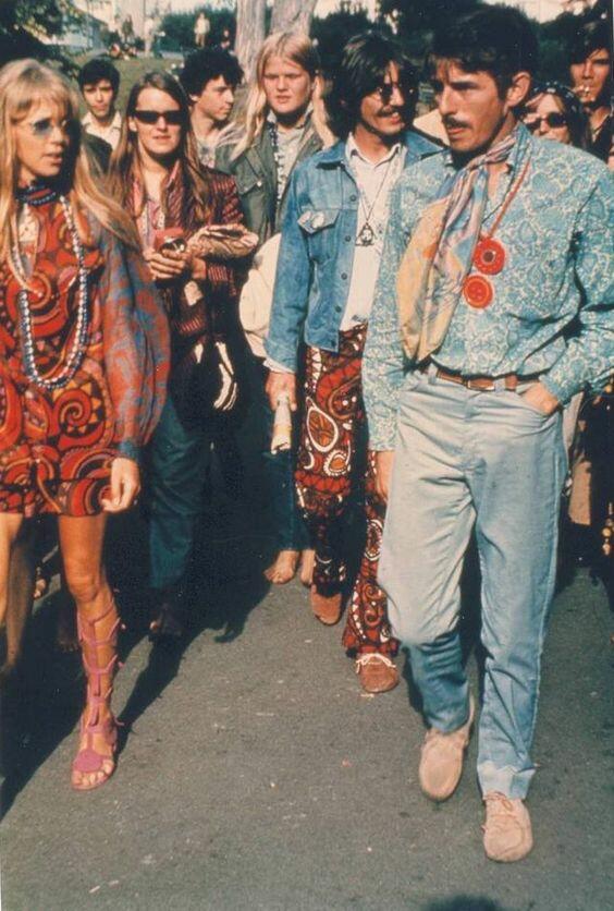 Hippie couple.