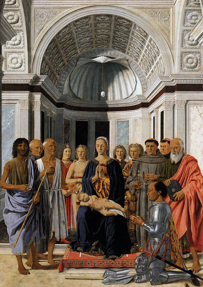 The Brera Madonna by Piero della Francesca.